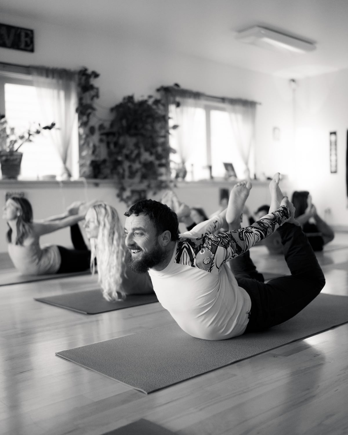 Curative Yoga practice photo wellness retreats with Samaa Living